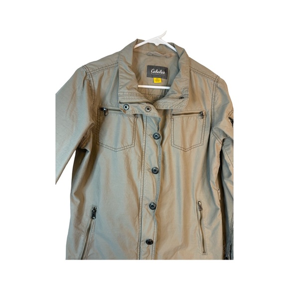 Cabelas Light Utility Jacket. Tan Size Medium Gorpcore - Picture 2 of 10